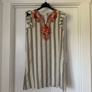 Embroidered THML Dress NWT